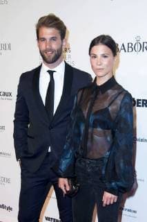 Andre Hamann und Aylin Tezel bei der 26. Verleihung des Deutschen Parfumpreises Duftstars 2018 im Flughafen Tempelhof. Berlin, 25.04.2018