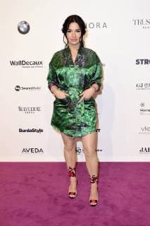 Shirin David bei der 26. Verleihung des Deutschen Parfumpreises Duftstars 2018 im Flughafen Tempelhof. Berlin, 25.04.2018