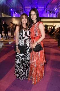Stephanie Stumph mit Mutter Christine Stumph auf der Aftershow Party nach der 26. Verleihung des Deutschen Parfumpreises Duftstars 2018 im Flughafen Tempelhof. Berlin, 25.04.2018