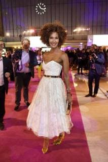 Marie Amiere auf der Aftershow Party nach der 26. Verleihung des Deutschen Parfumpreises Duftstars 2018 im Flughafen Tempelhof. Berlin, 25.04.2018
