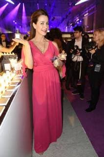 Bettina Cramer auf der Aftershow Party nach der 26. Verleihung des Deutschen Parfumpreises Duftstars 2018 im Flughafen Tempelhof. Berlin, 25.04.2018