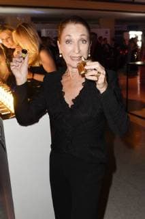 Daniela Ziegler auf der Aftershow Party nach der 26. Verleihung des Deutschen Parfumpreises Duftstars 2018 im Flughafen Tempelhof. Berlin, 25.04.2018