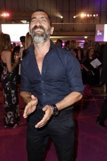 Erdal Yildiz auf der Aftershow Party nach der 26. Verleihung des Deutschen Parfumpreises Duftstars 2018 im Flughafen Tempelhof. Berlin, 25.04.2018