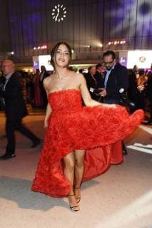 Jessica Paszka auf der Aftershow Party nach der 26. Verleihung des Deutschen Parfumpreises Duftstars 2018 im Flughafen Tempelhof. Berlin, 25.04.2018