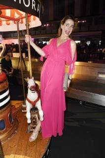 Bettina Cramer auf der Aftershow Party nach der 26. Verleihung des Deutschen Parfumpreises Duftstars 2018 im Flughafen Tempelhof. Berlin, 25.04.2018