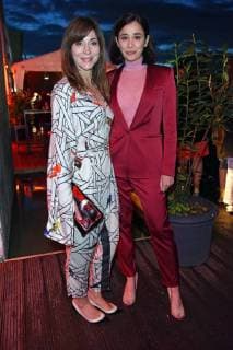 Ulrike C. Tscharre, Dorka Gryllus beim Bunte New Faces Award Film 2018 im Spindler & Klatt in Berlin am 26.04.2018