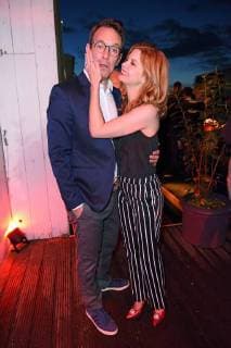 Peter Imhof mit Ehefrau Eva Imhof beim Bunte New Faces Award Film 2018 im Spindler & Klatt in Berlin am 26.04.2018