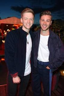 Timur Bartels, Jannik Schuemann beim Bunte New Faces Award Film 2018 im Spindler & Klatt in Berlin am 26.04.2018