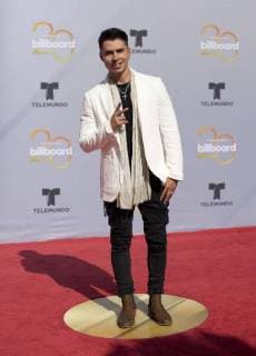 Colombian reggaeton singer Reykon poses at the red carpet of the Billboard Latin Music Awards 2018 at the Mandalay Bay resort in Las Vegas, Nevada, United States, 26 April 2018. Billboard Latin Music Awards 2018 !ACHTUNG: NUR REDAKTIONELLE NUTZUNG!  Copyright: xArmandoxArorizox BIL13 20180427-636604080616836681
