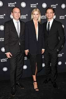 Oliver Gößler, Lena Gercke und August Wittgenstein bei der Verleihung des 27. Montblanc de la Culture Arts Patronage Award 2018 im Comitehof in der Residenz München. München, 26.04.2018
