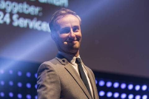 Jan Böhmermann (Moderator) beim Deutschen Digital Award 2018 des Bundesverbands der Digital Wirtschaft (BVDW) am 26.04.2018 in Berlin