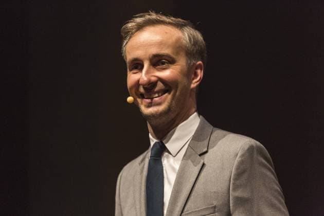 Jan Böhmermann (Moderator) beim Deutschen Digital Award 2018 des Bundesverbands der Digital Wirtschaft (BVDW) am 26.04.2018 in Berlin