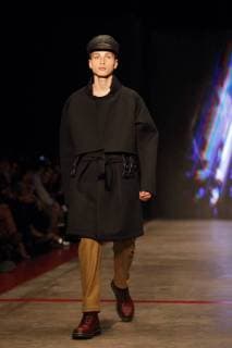 A model presents creations of Mexican brand The Pack for the fall winter season during the Fashion Week of Mexico City, Mexico, 27 April 2018. Mexico City Fashion Week !ACHTUNG: NUR REDAKTIONELLE NUTZUNG!  Copyright: xSashenkaxGutierrezx MDF05 20180428-636604867216535058