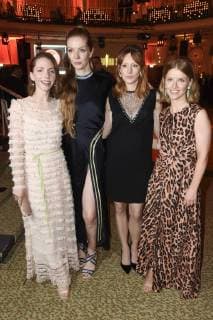 Katharina Schüttler, Pheline Roggan, Lavinia Wilson und Karoline Schuch bei der Aftershow Party des Deutschen Filmpreises 2018 im Palais am Funkturm. Berlin, 27.04.2018