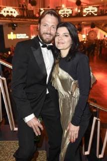 Andreas Pietschmann und Jasmin Tabatabai bei der Aftershow Party des Deutschen Filmpreises 2018 im Palais am Funkturm. Berlin, 27.04.2018