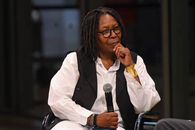 April 16, 2018 - New York, New York, U.S. - Academy Governor Whoopi Goldberg speaks onstage during the Academy Museum Conversation at The Times Center. New York U.S. - ZUMAz03_ 20180416_sha_z03_304 Copyright: xBenxGabbex
