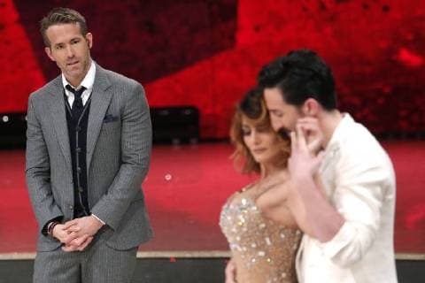 Entertainment Bilder der Woche KW 18 Bilder des Tages Ryan Reynolds Roma 05 05 2018. Trasmissione Tv Rai Ballando con le stelle Rome May 5th 2018. Tv show Dancing with the Stars Foto Samantha Zucchi Insidefoto. SamanthaxZucchi
