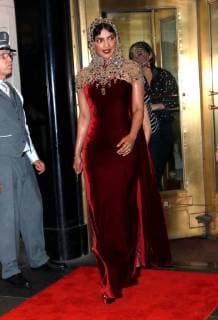 NEW YORK, NY - MAY 7: Priyanka Chopra seen leaving The Mark Hotel to attend The Met Gala on May 7, 2018 in New York City. Copyright: xDiegoxCorredorx