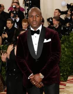 Corey Gamble arrives on the red carpet at The Metropolitan Museum of Art s Costume Institute Benefit Heavenly Bodies: Fashion and the Catholic Imagination at Metropolitan Museum of Art in New York City on May 7, 2018.  NYP20180507331 JOHNxANGELILLO