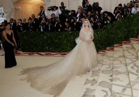 Kate Bosworth arrives on the red carpet at The Metropolitan Museum of Art s Costume Institute Benefit Heavenly Bodies: Fashion and the Catholic Imagination at Metropolitan Museum of Art in New York City on May 7, 2018.  NYP20180507310 JOHNxANGELILLO