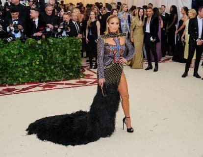 May 7, 2018 - New York, NY, U.S. - 07 May 2018 - New York, New York - Jennifer Lopez. 2018 Metropolitan Museum of Art Costume Institute Gala: Heavenly Bodies: Fashion and the Catholic Imagination. Photo Credit: Christopher Smith AdMedia New York U.S. - ZUMAa123 20180507_zaa_a123_003 Copyright: xChristopherxSmithAdmediax