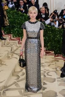 May 7, 2018 - New York, NY, U.S. - 07 May 2018 - New York, New York - Michelle Williams. 2018 Metropolitan Museum of Art Costume Institute Gala: Heavenly Bodies: Fashion and the Catholic Imagination. Photo Credit: Christopher Smith AdMedia New York U.S. - ZUMAa123 20180507_zaa_a123_049 Copyright: xChristopherxSmithAdmediax