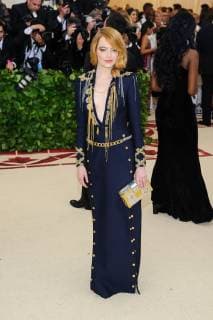 May 7, 2018 - New York, NY, U.S. - 07 May 2018 - New York, New York - Emma Stone. 2018 Metropolitan Museum of Art Costume Institute Gala: Heavenly Bodies: Fashion and the Catholic Imagination. Photo Credit: Christopher Smith AdMedia New York U.S. - ZUMAa123 20180507_zaa_a123_056 Copyright: xChristopherxSmithAdmediax