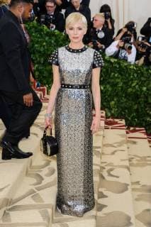 May 7, 2018 - New York, NY, U.S. - 07 May 2018 - New York, New York - Michelle Williams. 2018 Metropolitan Museum of Art Costume Institute Gala: Heavenly Bodies: Fashion and the Catholic Imagination. Photo Credit: Christopher Smith AdMedia New York U.S. - ZUMAa123 20180507_zaa_a123_071 Copyright: xChristopherxSmithAdmediax