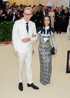 May 7, 2018 - New York, NY, U.S. - 07 May 2018 - New York, New York - Paul Bettany, Jennifer Connelly. 2018 Metropolitan Museum of Art Costume Institute Gala: Heavenly Bodies: Fashion and the Catholic Imagination. Photo Credit: Christopher Smith AdMedia New York U.S. - ZUMAa123 20180507_zaa_a123_078 Copyright: xChristopherxSmithAdmediax