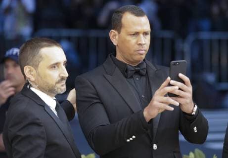 Alex Rodriguez arrives on the red carpet at The Metropolitan Museum of Art s Costume Institute Benefit Heavenly Bodies: Fashion and the Catholic Imagination at Metropolitan Museum of Art in New York City on May 7, 2018.  NYP20180507758 JOHNxANGELILLO