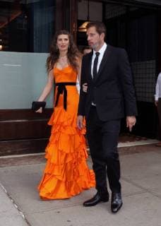 Celebs leave the Greenwich hotel on the way to the Met Gala on May 7 2018 in New York City Guy Oseary;Michelle Alves New York United States  583605