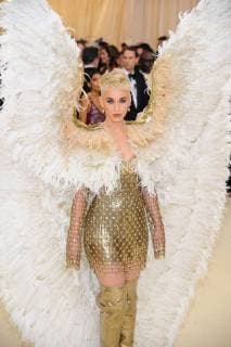 May 7, 2018 - New York, NY, U.S. - 07 May 2018 - New York, New York - Katy Perry. 2018 Metropolitan Museum of Art Costume Institute Gala: Heavenly Bodies: Fashion and the Catholic Imagination. Photo Credit: Christopher Smith AdMedia New York U.S. - ZUMAa123 20180507_zaa_a123_132 Copyright: xChristopherxSmithAdmediax