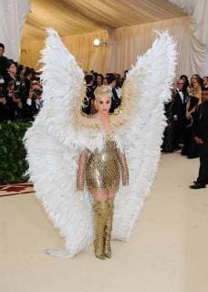 May 7, 2018 - New York, NY, U.S. - 07 May 2018 - New York, New York - Katy Perry. 2018 Metropolitan Museum of Art Costume Institute Gala: Heavenly Bodies: Fashion and the Catholic Imagination. Photo Credit: Christopher Smith AdMedia New York U.S. - ZUMAa123 20180507_zaa_a123_126 Copyright: xChristopherxSmithAdmediax