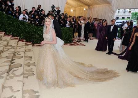 May 7, 2018 - New York, NY, U.S. - 07 May 2018 - New York, New York - Kate Bosworth. 2018 Metropolitan Museum of Art Costume Institute Gala: Heavenly Bodies: Fashion and the Catholic Imagination. Photo Credit: Christopher Smith AdMedia New York U.S. - ZUMAa123 20180507_zaa_a123_319 Copyright: xChristopherxSmithAdmediax
