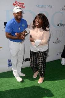 BURBANK,CA - MAY 7: Alfonso Ribeiro, Sheryl Underwood at the 11th Annual George Lopez Foundation Celebrity Golf Tournament, Lakeside Golf Club in Burbank, California on May 7, 2018. Copyright: xDavidxEdwardsx