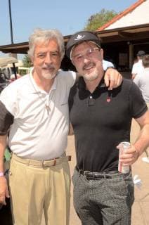 BURBANK,CA - MAY 7: Joe Mantegna, David Arquette at the 11th Annual George Lopez Foundation Celebrity Golf Tournament, Lakeside Golf Club in Burbank, California on May 7, 2018. Copyright: xDavidxEdwardsx