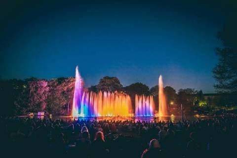 Hamburg, 7. Mai 2018 - Wasserlichtkonzert im Hamburger Planten un Blomen