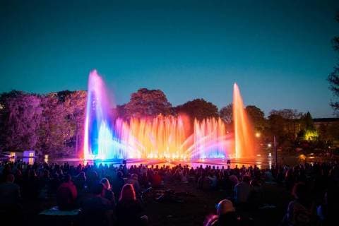 Hamburg, 7. Mai 2018 - Wasserlichtkonzert im Hamburger Planten un Blomen
