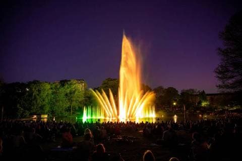 Hamburg, 7. Mai 2018 - Wasserlichtkonzert im Hamburger Planten un Blomen