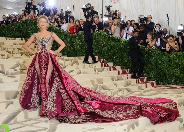 Met Gala. 07 May 2018 - New York, New York - Blake Lively. 2018 Metropolitan Museum of Art Costume Institute Gala: Heavenly Bodies: Fashion and the Catholic Imagination. Photo Credit: Christopher Smith AdMedia 226254 2018-05-07 NY New York Etats-Unis  Copyright: xAdMediax STAR_226254_001