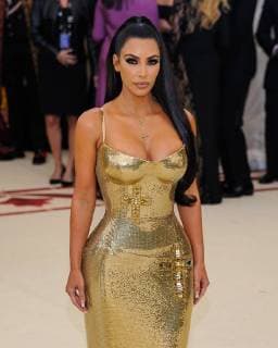 Met Gala. 07 May 2018 - New York, New York - Kim Kardashian. 2018 Metropolitan Museum of Art Costume Institute Gala: Heavenly Bodies: Fashion and the Catholic Imagination. Photo Credit: Christopher Smith AdMedia 226254 2018-05-07 NY New York Etats-Unis  Copyright: xAdMediax STAR_226254_006