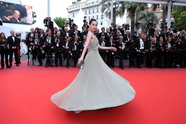 Entertainment Bilder des Tages Kiko Mizuhara arrives on the red carpet before the screening of the film Yomeddine at the 71st annual Cannes International Film Festival in Cannes, France on May 9, 2018.  PAR20180509088 DAVIDxSILPA