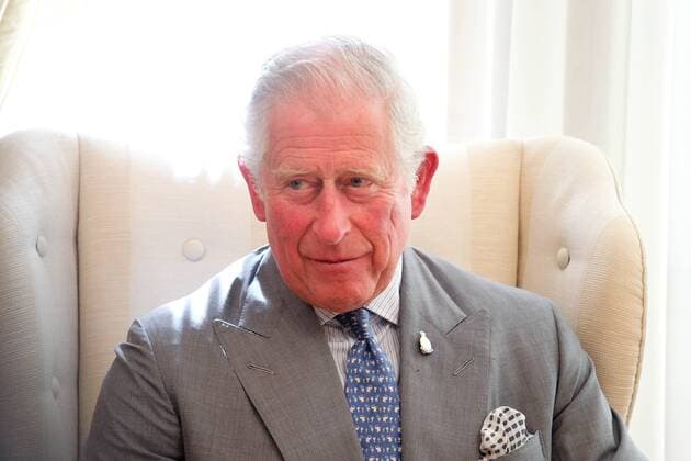 May 9, 2018 - Athens, Greece - Britain s Prince Charles, shakes hands with Greek Prime Minister Alexis Tsipras prior their meeting in Athens. The Prince of Wales, heir to the British throne, and his wife Camilla, Duchess of Cornwall are paying a three-day visit to Greece, where Charles paternal ancestors once reigned. Athens Greece - ZUMAv62_ 20180509_zaf_v62_506 Copyright: xAristidisxVafeiadakisx