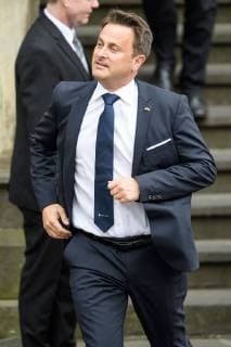 Verleihung des internationalen Karlspreises zu Aachen, 10.05.2018 Der Premierminister des Großherzogtums Luxemburg Xavier Bettel bei der Verleihung des internationalen Karlspreises zu Aachen am 10.05.2018, , Aacgeb NRW Deutschland