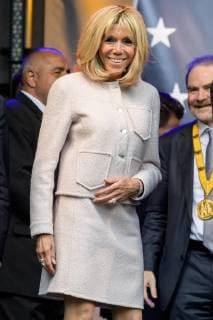 Verleihung des internationalen Karlspreises zu Aachen, 10.05.2018 Brigitte Macron bei der Verleihung des internationalen Karlspreises zu Aachen am 10.05.2018, , Aacgeb NRW Deutschland