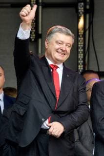 Verleihung des internationalen Karlspreises zu Aachen, 10.05.2018 Der Präsident der Ukraine Petro Oleksijowytsch Poroschenko bei der Verleihung des internationalen Karlspreises zu Aachen am 10.05.2018, , Aacgeb NRW Deutschland