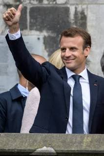 Verleihung des internationalen Karlspreises zu Aachen, 10.05.2018 Der französische Präsident Emmanuel Macron bei der Verleihung des internationalen Karlspreises zu Aachen am 10.05.2018, , Aacgeb NRW Deutschland