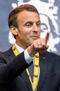 Verleihung des internationalen Karlspreises zu Aachen, 10.05.2018 Der französische Präsident Emmanuel Macron bei der Verleihung des internationalen Karlspreises zu Aachen am 10.05.2018, , Aacgeb NRW Deutschland