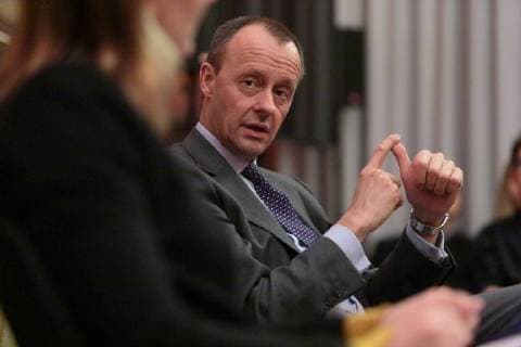 Friedrich Merz (GER Vorsitzender des Vorstandes Atlantik-Brücke e.V.) am 24.01.2017 in Berlin, Deutschland xDEx