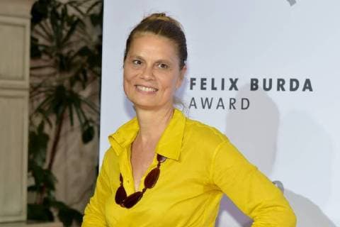 Felix Burda Award in Berlin Sarah Wiener Ankunft zur Preisverleihung und Ehrung des 15. Felix Burde Award im Hotel Adlon Kempinski in Berlin am 13.05.2018